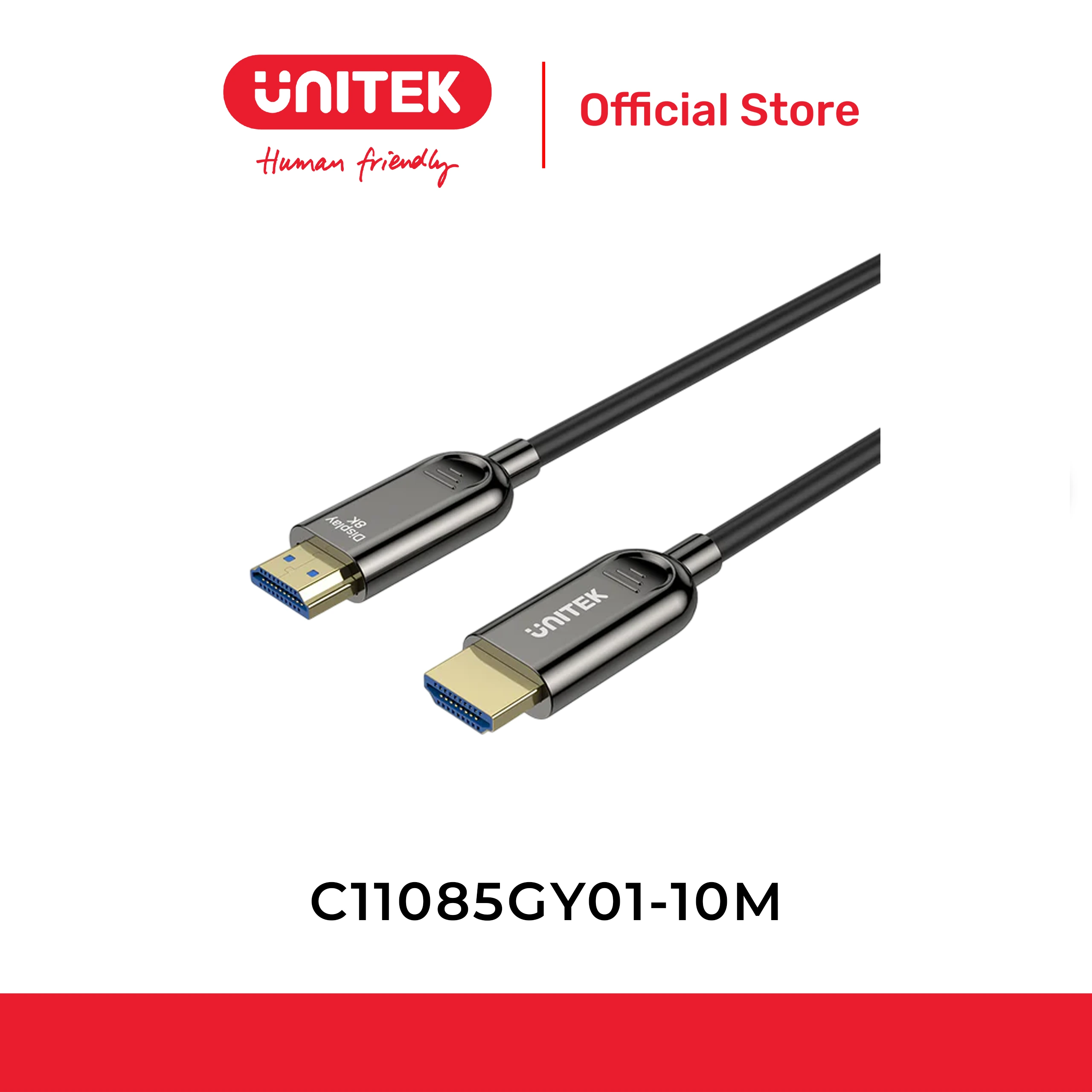 Cáp quang HDMI 8K@60Hz dài đến 100m UNITEK C11085GY01