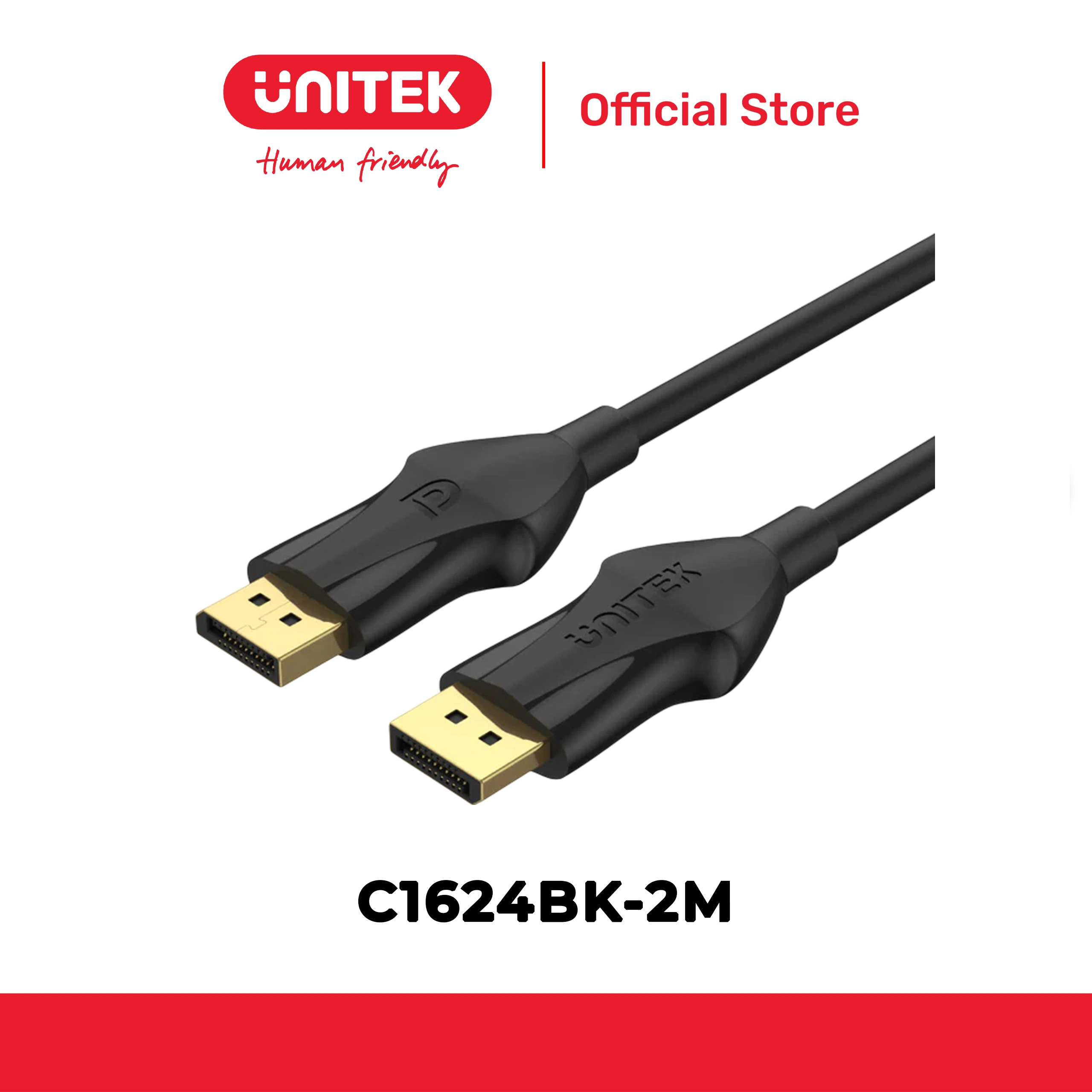 Cáp Displayport 1.4 dài đến 5m 8K@60Hz UNITEK C1624BK