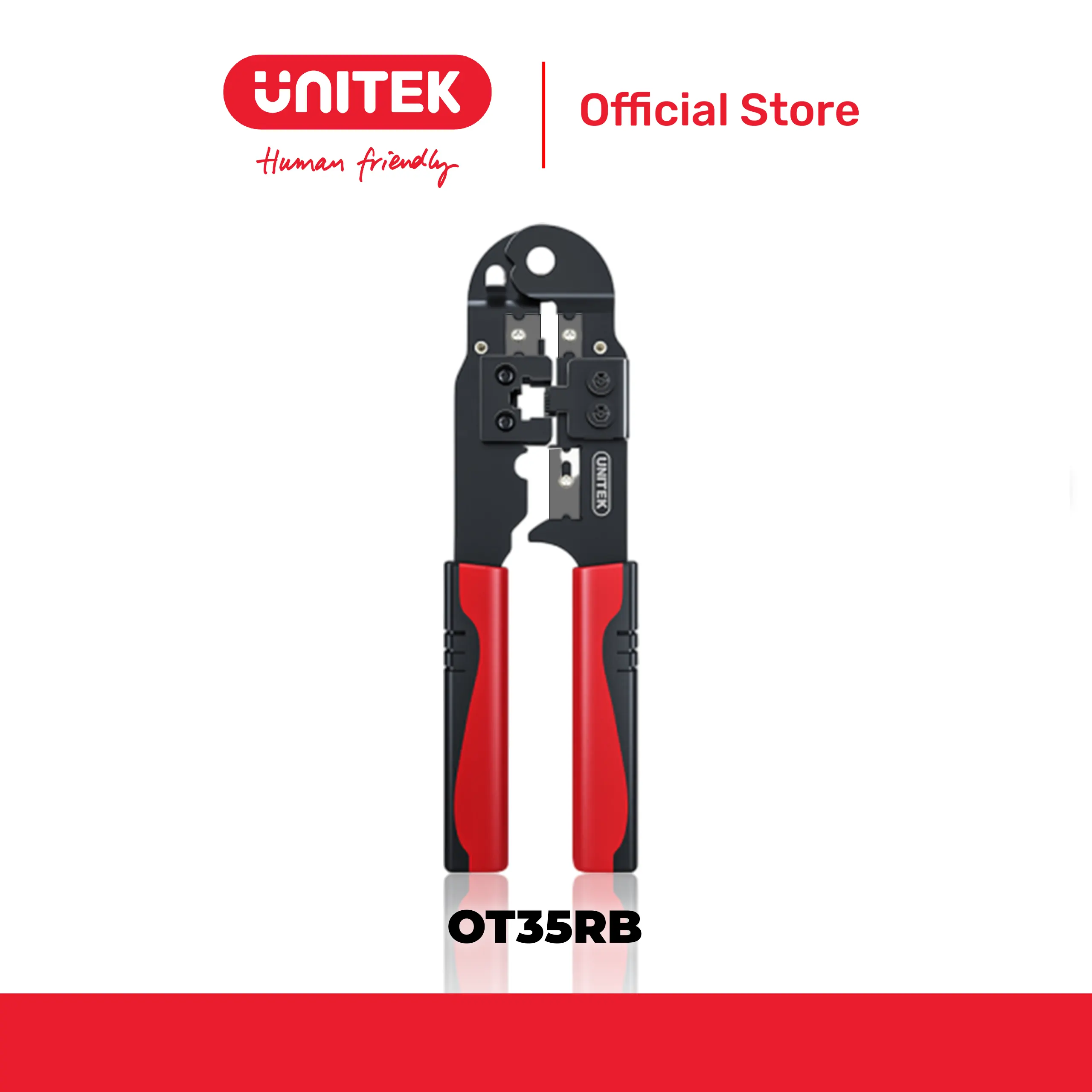 Kìm bấm cáp mạng UNITEK OT35RB