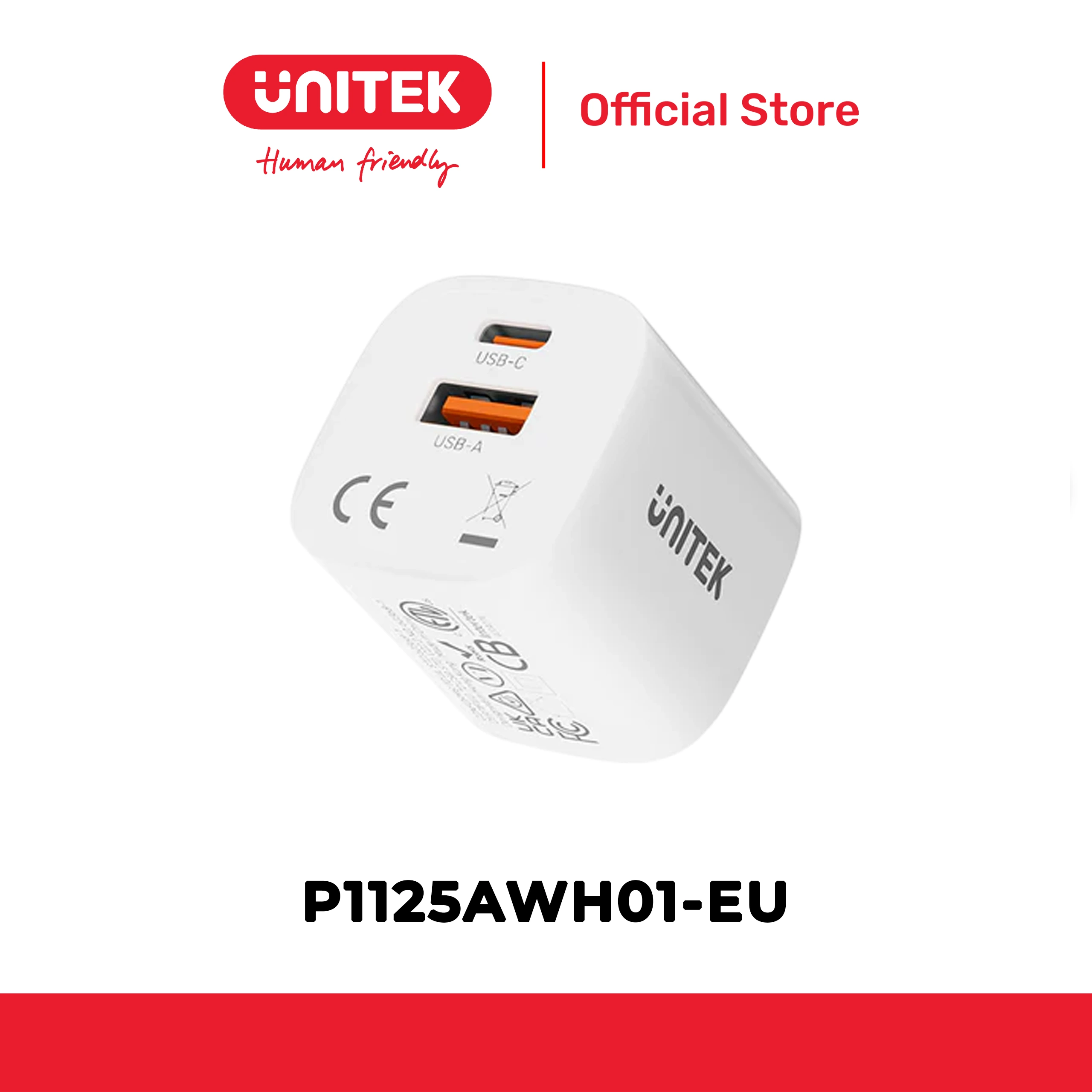 Dock sạc USB mini 33W UNITEK P1125AWH01-EU