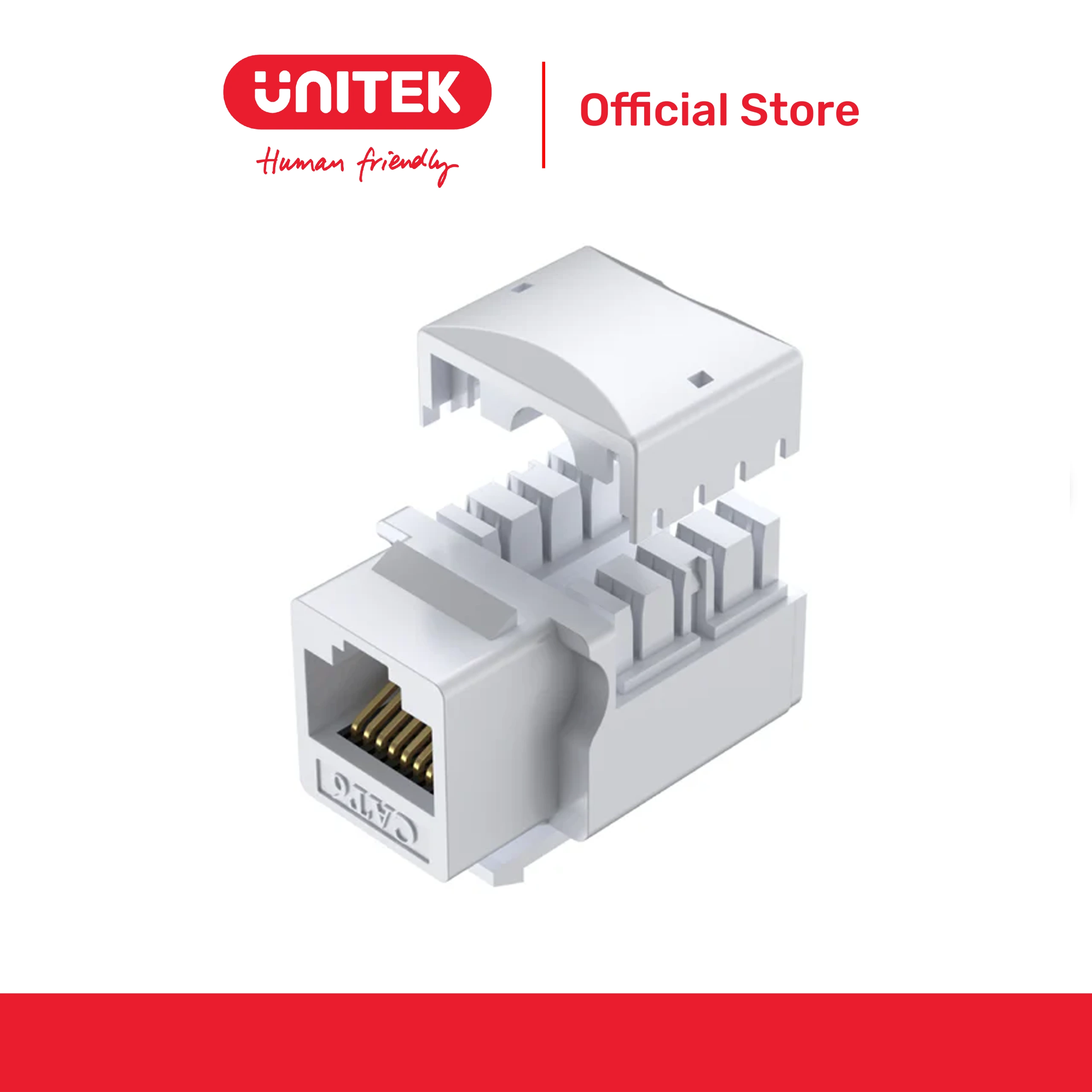 Phích cắm KEYSTONE mô-đun CAT6 UNITEK T012A