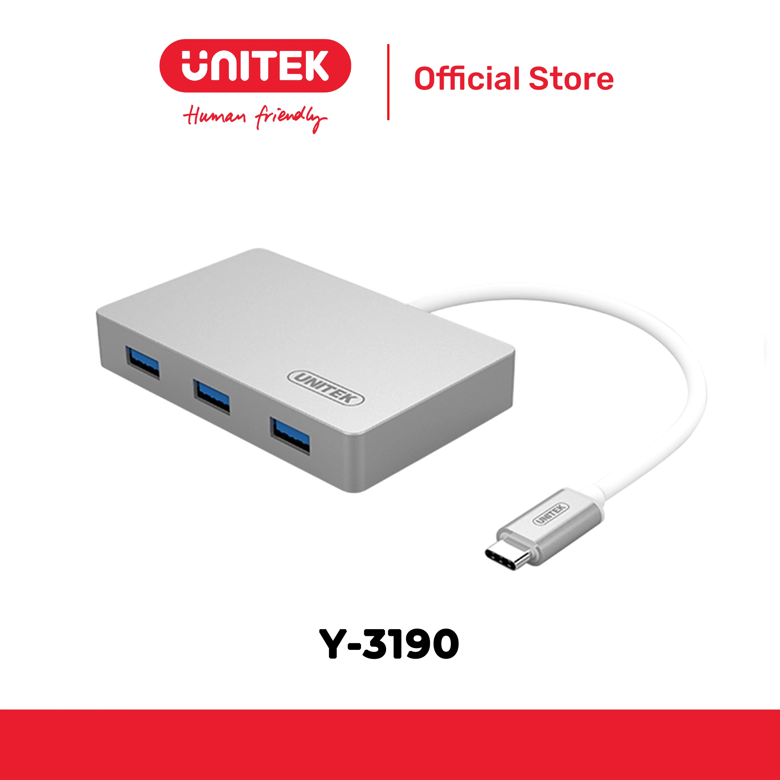 Hub Type-C -> USB 3.0 UNITEK Y-3190