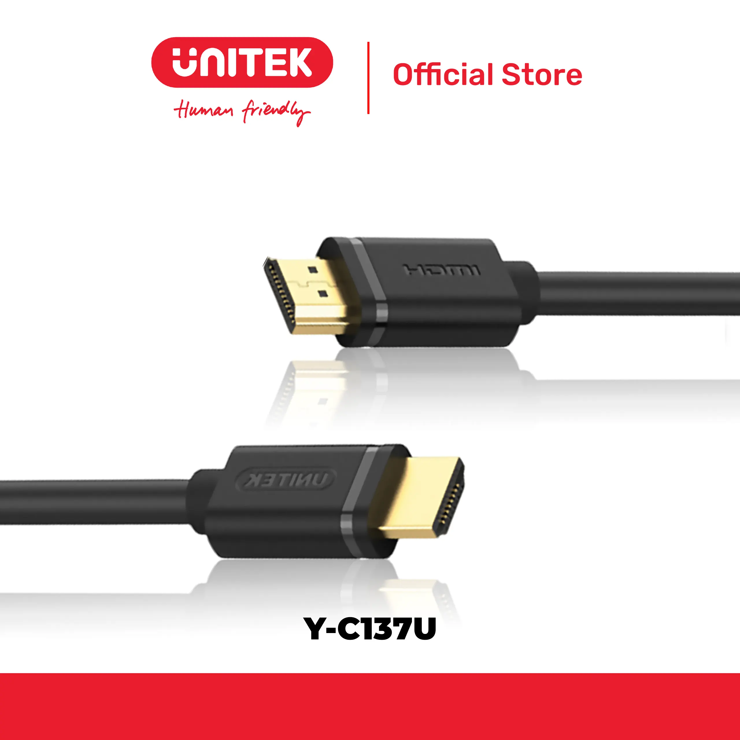 Cáp HDMI 1.4 4K@30Hz dài đến 30M UNITEK Y-C137U
