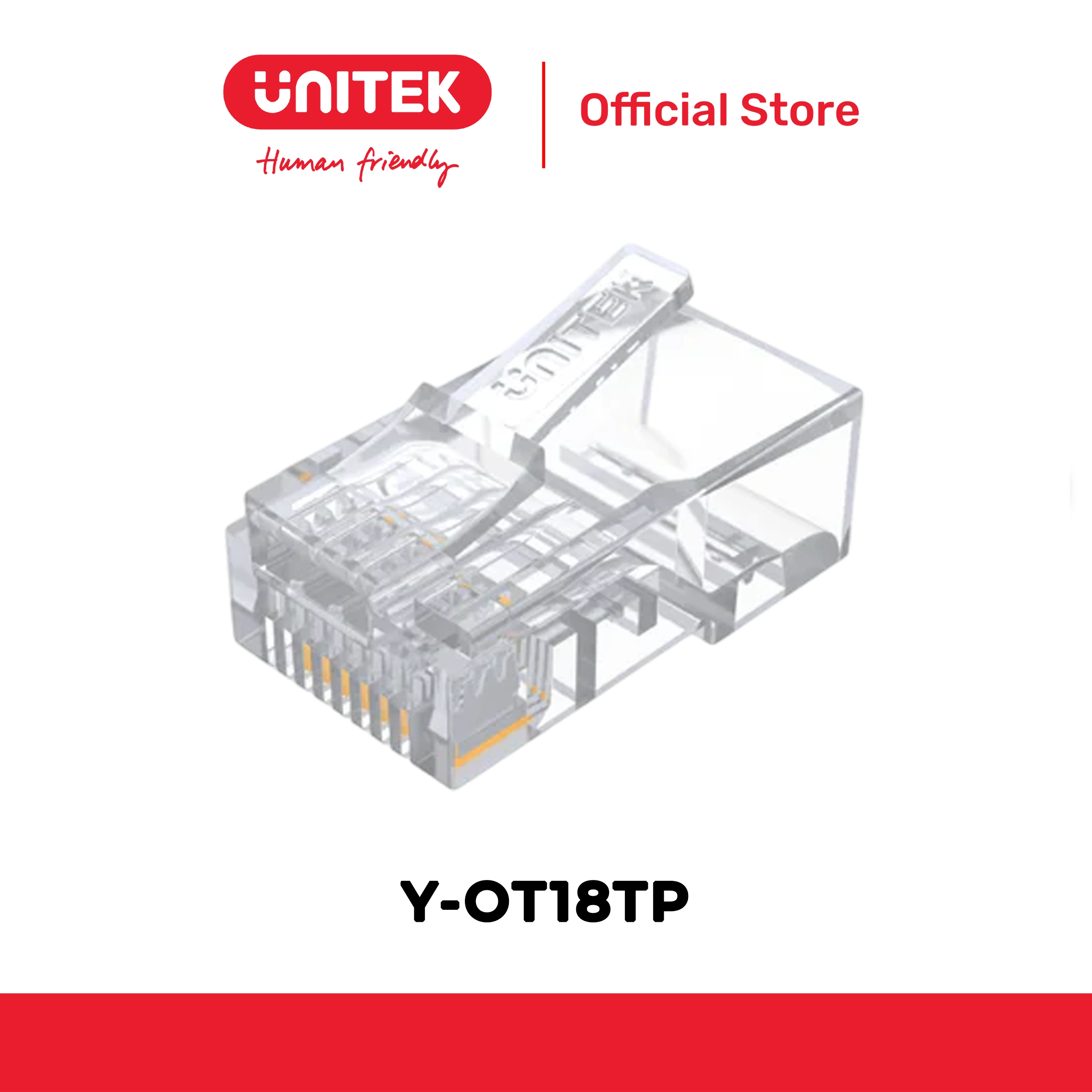 Đầu mạng Cat5e RJ45 (8P8C) UNITEK Y-OT18TP